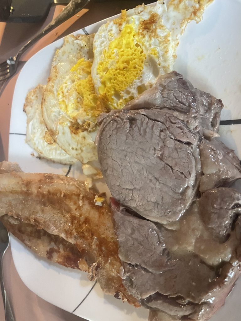 Eggs, Pork Belly Steak At Price Chopper