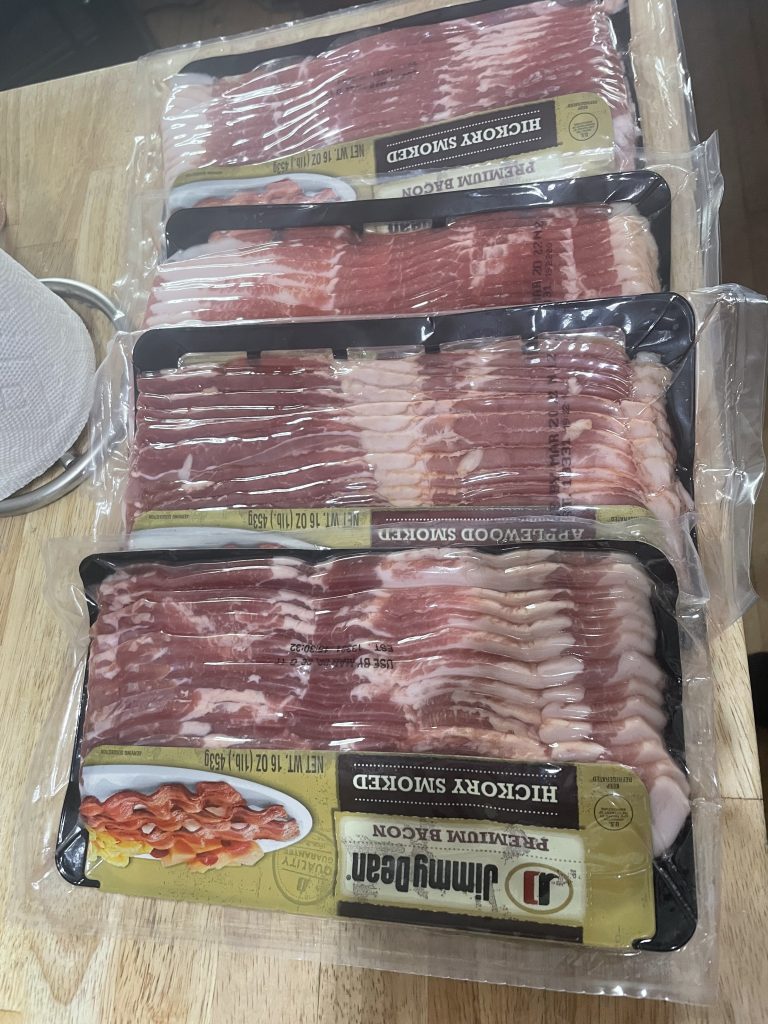Bacon Bought At Price Chopper