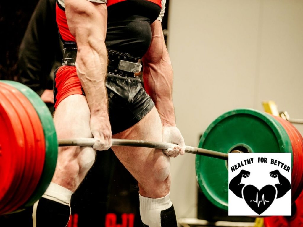 powerlifter deadlifting 405 lbs