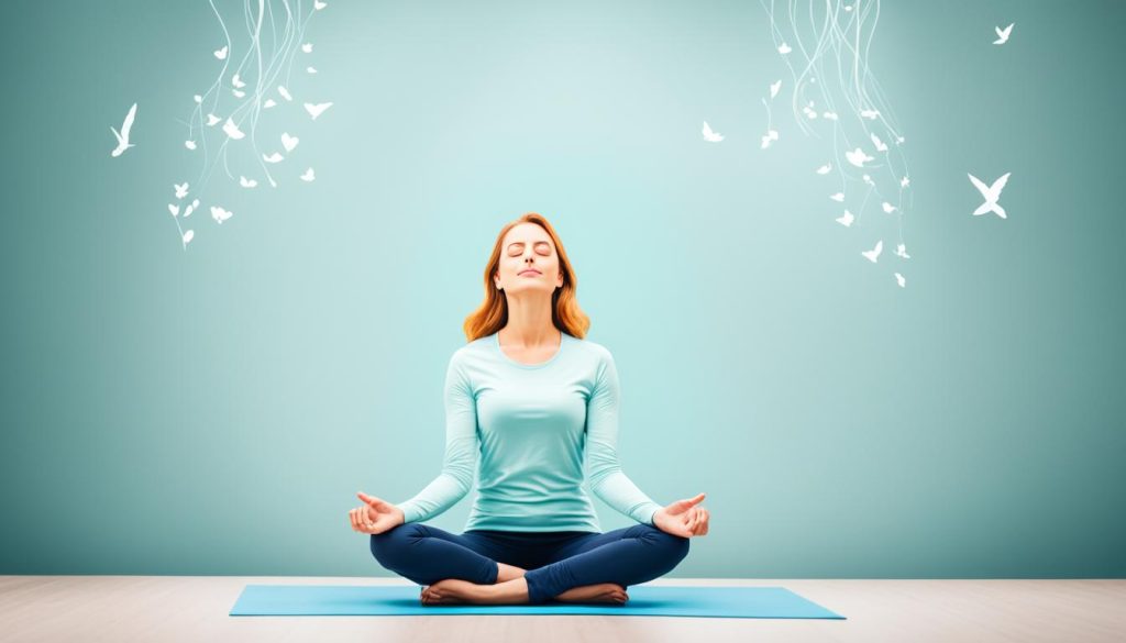 Mindful breathing exercise for stress reduction