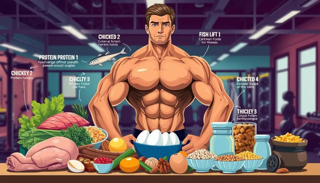 Protein requirements for muscle growth