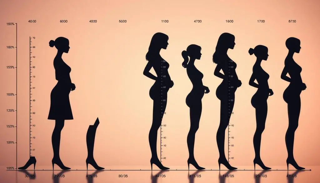 weight guidelines by height female