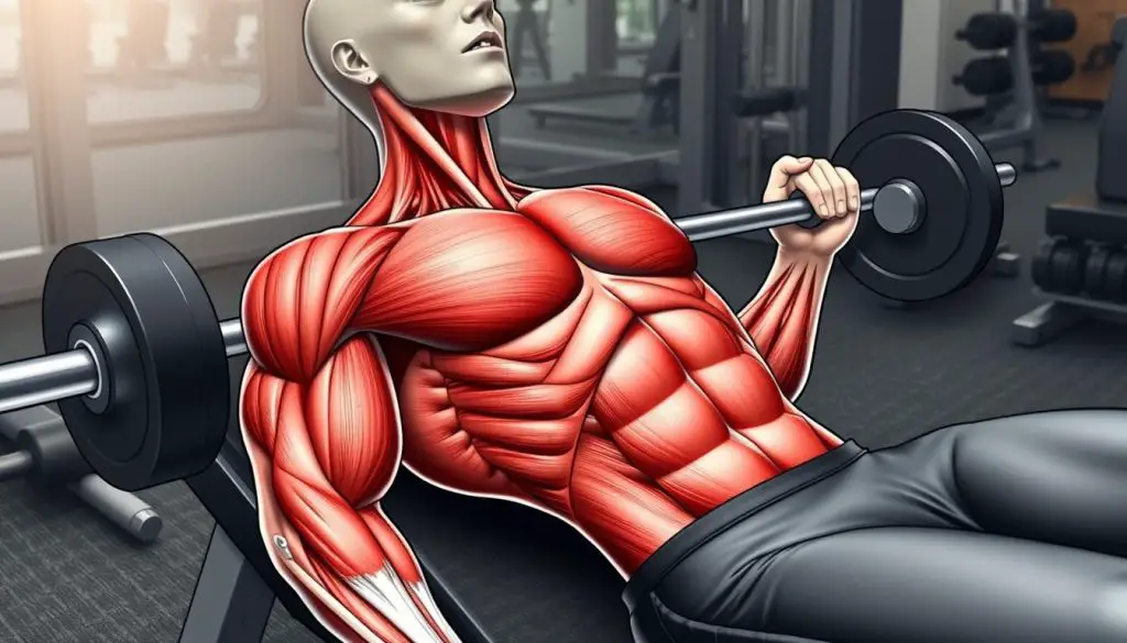 bench press muscles